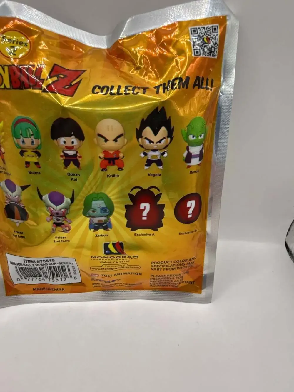 Monogram Dragon Ball Z Series 2 3D Figural Bag Clip Blind Bag